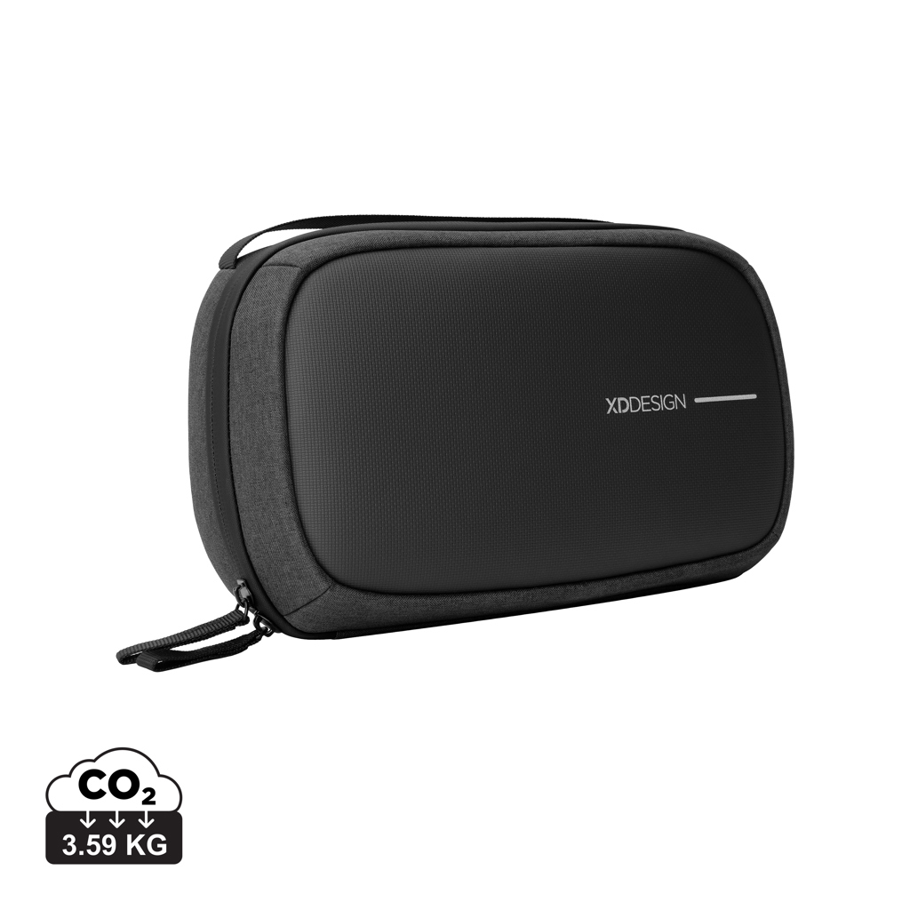 Pochettes de voyage promotionnelles modulables First Class Noir et Gris